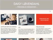 Tablet Screenshot of daisylovendahl.dk